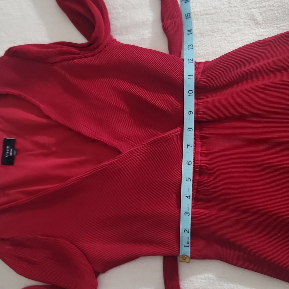 VICI WOMEN'S DREES SIZE SMALL. COLOR RED - VINE. - Picture 7 of 9